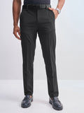 Highlander Men Grey Relaxed Fit Solid Formal Trouser - Grey - Image 1