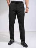 Highlander Men Black Relaxed Fit Solid Casual Trouser - Black - Image 1