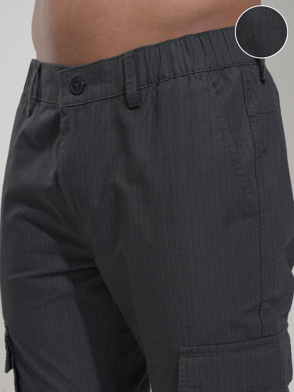 Highlander Men Black Slim Fit Solid Joggers - Black - Image 5