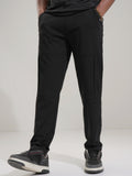 Highlander Men Black Relaxed Fit Solid Casual Trouser - Black - Image 1