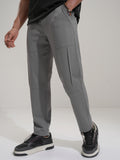 Highlander Men Grey Relaxed Fit Solid Casual Trouser - Grey - Image 1