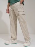 Highlander Men Grey Relaxed Fit Solid Cargo - Grey - Image 1