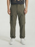 Highlander Men Olive Relaxed Fit Solid Regular Trouser - Olive - Image 1