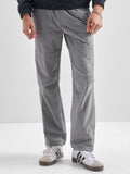 Highlander Men Grey Relaxed Fit Solid Regular Trouser - Grey - Image 1