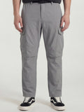 Highlander Men Grey Relaxed Fit Solid Cargos - Grey - Image 1