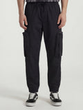 Highlander Men Black Relaxed Fit Solid Cargos - Black - Image 1