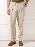 Highlander Men Grey Relaxed Fit Solid Casual Trouser - Grey - Image 1