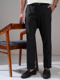 Highlander Men Blue Relaxed Fit Solid Casual Trouser - Blue - Image 1