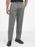 Highlander Men Grey Regular Fit Solid Korean Pant - Grey - Image 1