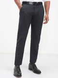 Highlander Men Grey Slim Fit Checked Casual Trouser - Grey - Image 1