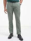 Highlander Men Green Slim Fit Checked Casual Trouser - Green - Image 1