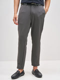 Highlander Men Charcoal Slim Fit Solid Chinos - Charcoal - Image 1