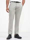 Highlander Men Grey Slim Fit Solid Casual Trouser - Grey - Image 1
