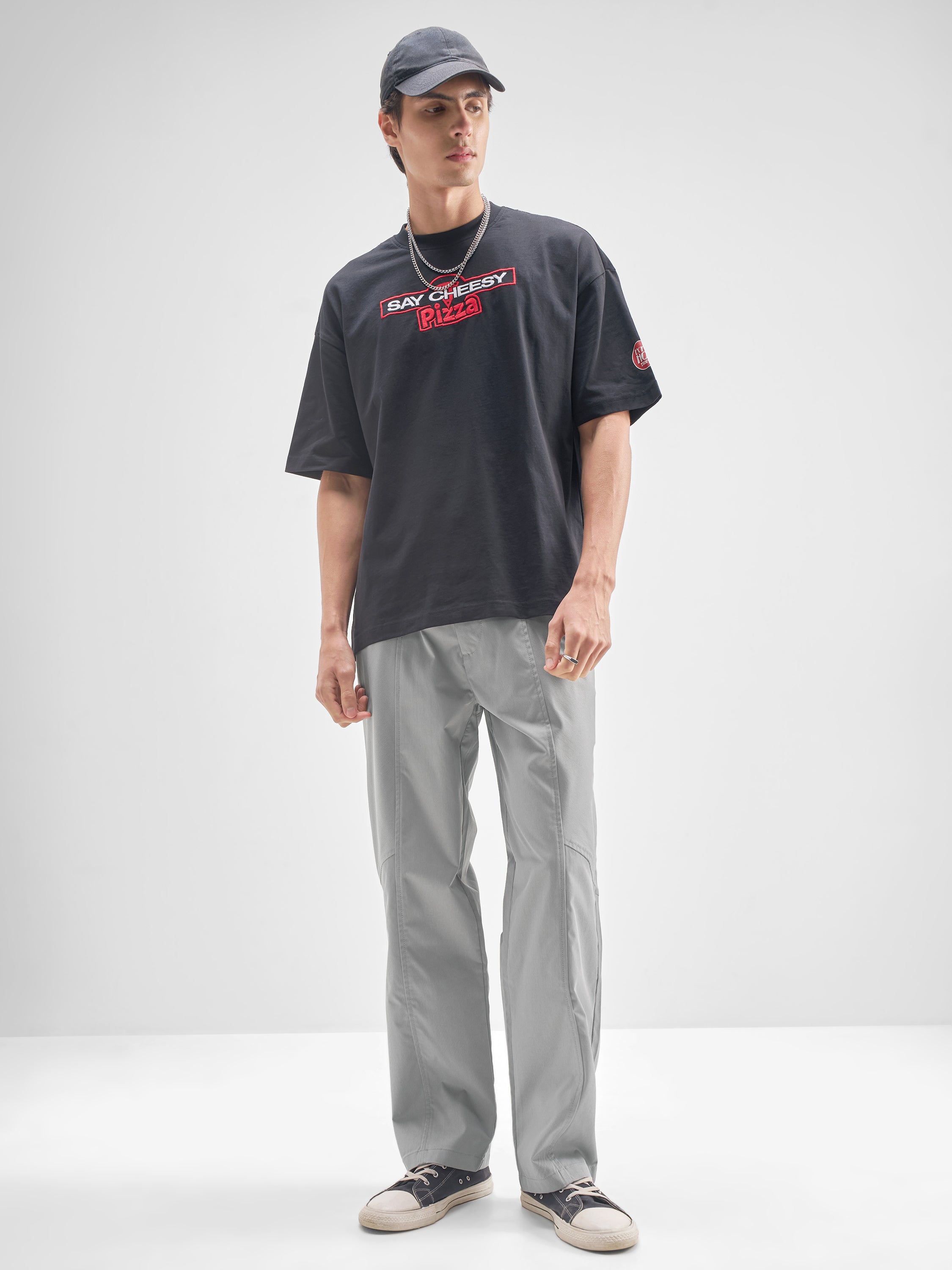 Highlander Men Grey Relaxed Fit Solid Regular Trouser - Grey - Image 2