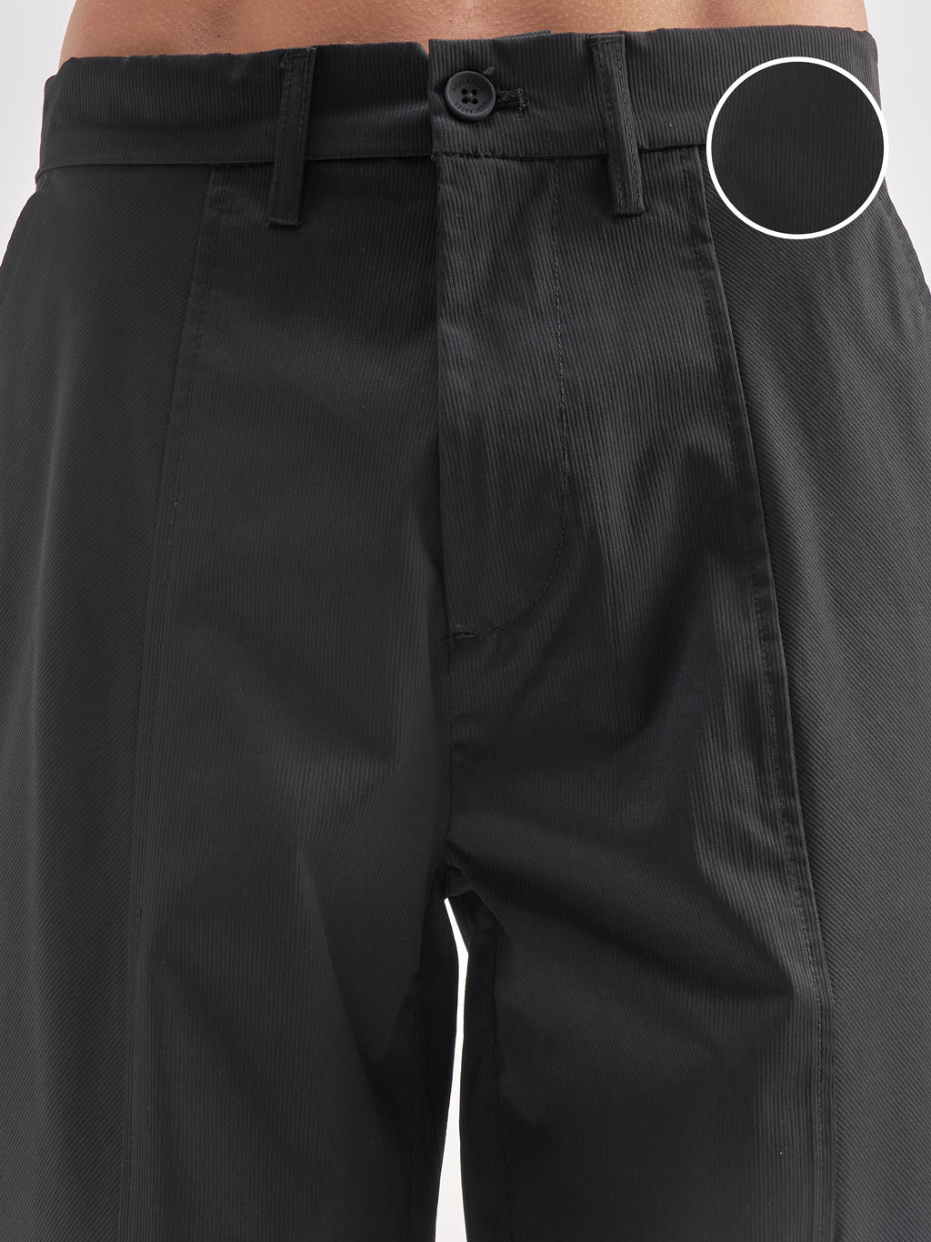 Highlander Men Black Loose Fit Solid Regular Trouser - Black - Image 5