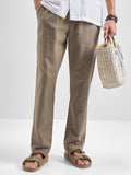 Highlander Men Taupe Regular Fit Solid Trouser - Taupe - Image 1