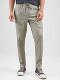 Highlander Men Green Slim Fit Solid Regular Trouser - Green - Image 1
