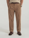 Highlander Men Brown Relaxed Fit Solid Regular Trouser - Brown - Image 1