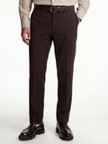 Highlander Men Brown Straight Fit Solid Regular Trouser - Brown - Image 1