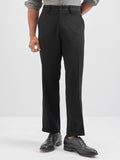 Highlander Men Black Solid Regular Trouser - Black - Image 1