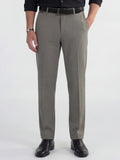 Highlander Men Olive Slim Fit Solid Formal Trouser - Olive - Image 1