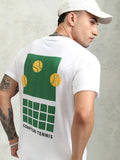 Highlander Men White Printed Relaxed Fit T-Shirt - White - Image 1