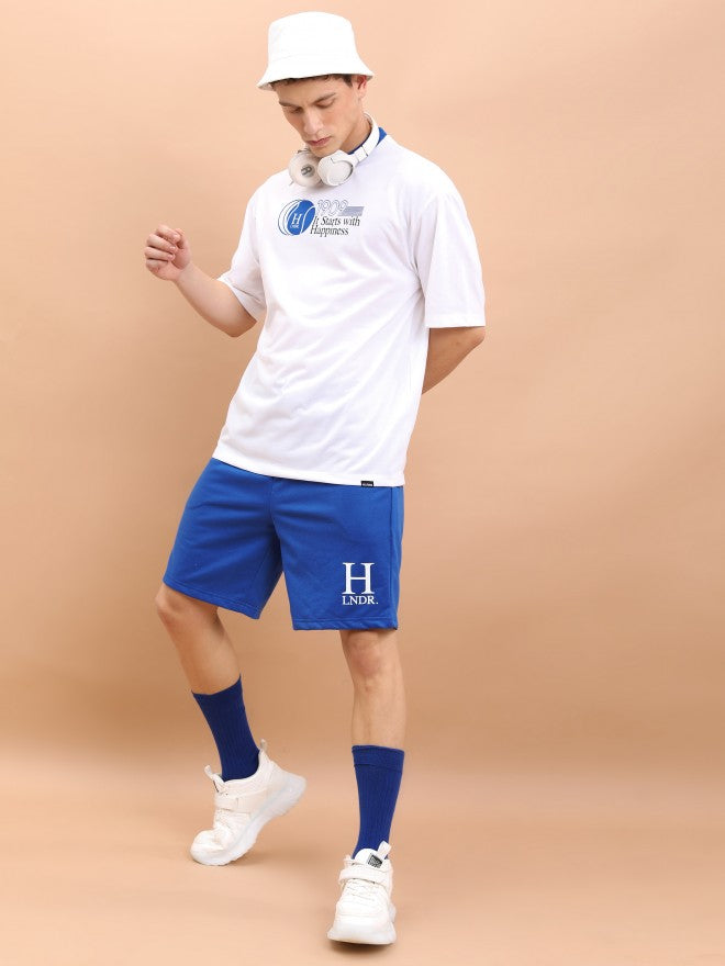 Highlander Unisex White Printed Oversized Fit T-Shirt - White - Image 2