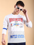 Highlander Men White Printed Slim Fit T-Shirt - White - Image 1