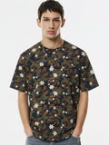 Highlander Unisex Terracotta Printed Round Neck T-Shirt - Terracotta - Image 1