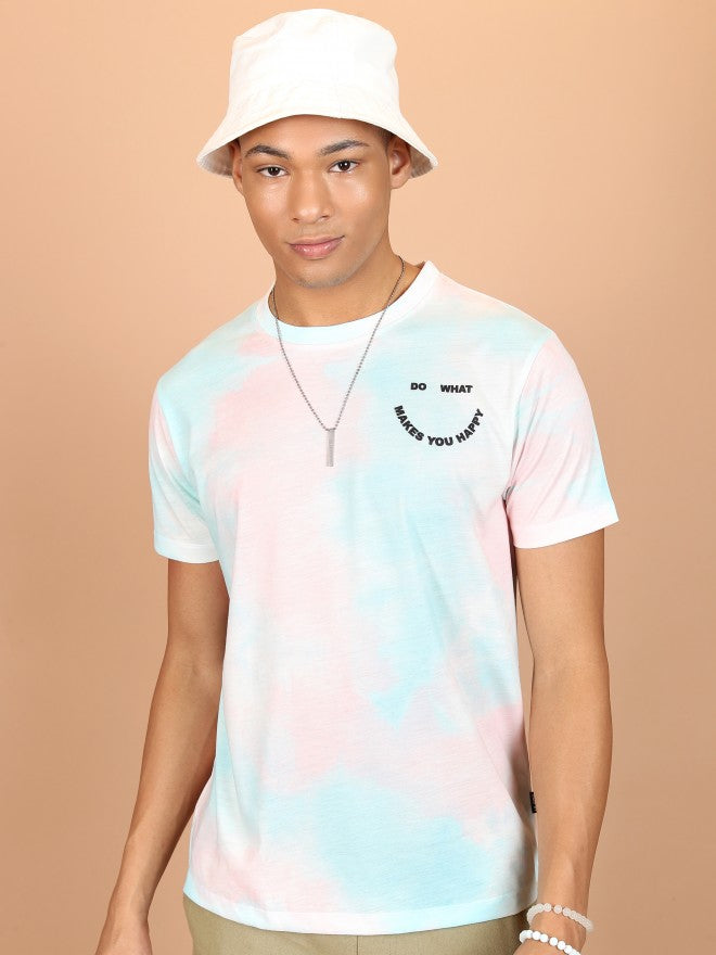 Highlander Men Multi Printed Oversized Fit T-Shirt - Multi - Image 1