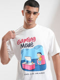 Highlander Men Off White Printed Relaxed Fit T-Shirt - Off White - Image 1