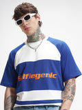 Highlander Men White Printed Round Neck Oversized Fit T-Shirt - White - Image 1