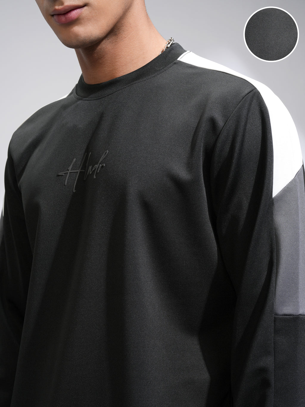 Highlander Men Black Printed Round Neck Relaxed Fit T-Shirt - Black - Image 5
