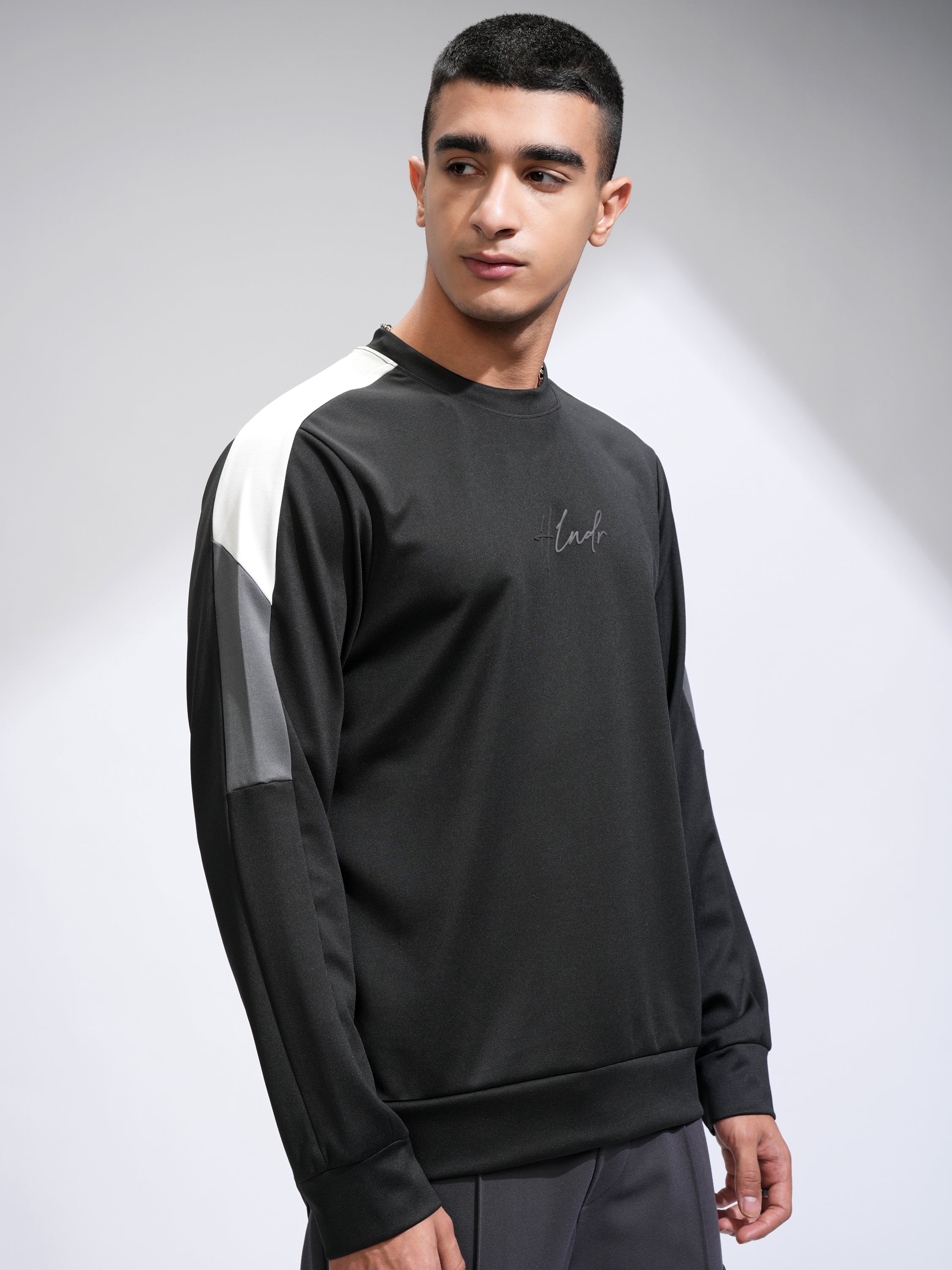 Highlander Men Black Printed Round Neck Relaxed Fit T-Shirt - Black - Image 6