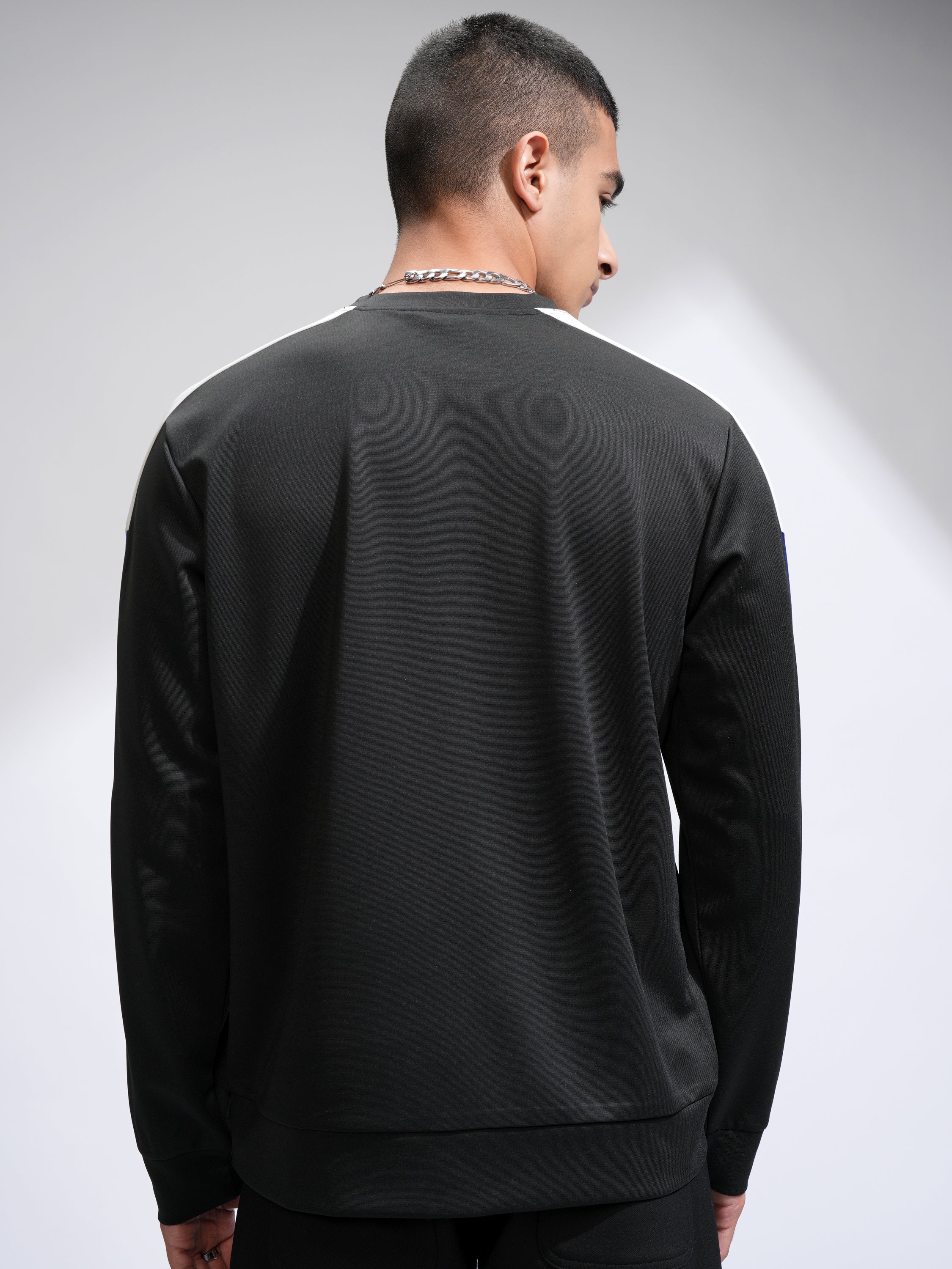 Highlander Men Black Printed Round Neck Relaxed Fit T-Shirt - Black - Image 3