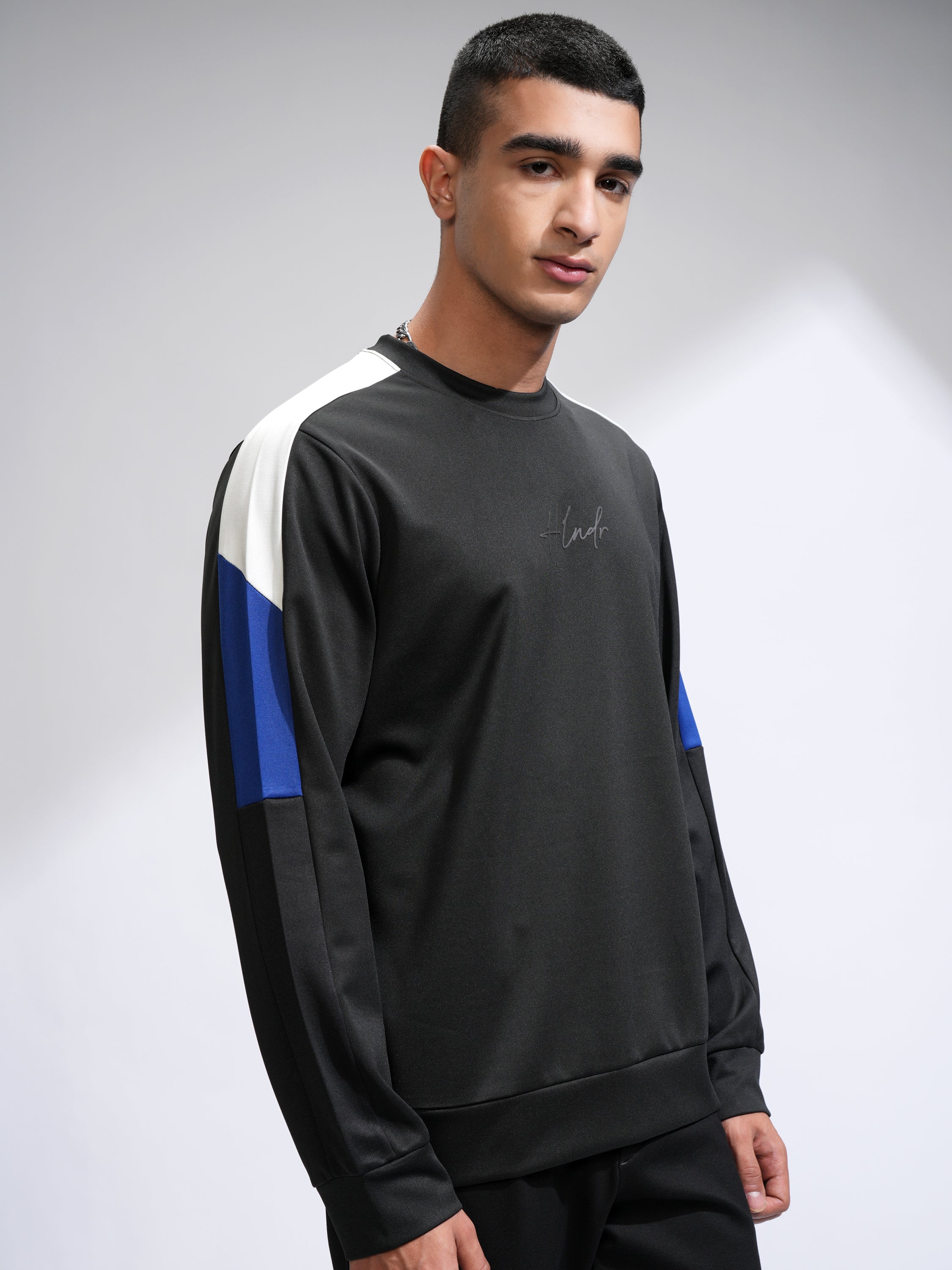 Highlander Men Black Printed Round Neck Relaxed Fit T-Shirt - Black - Image 6