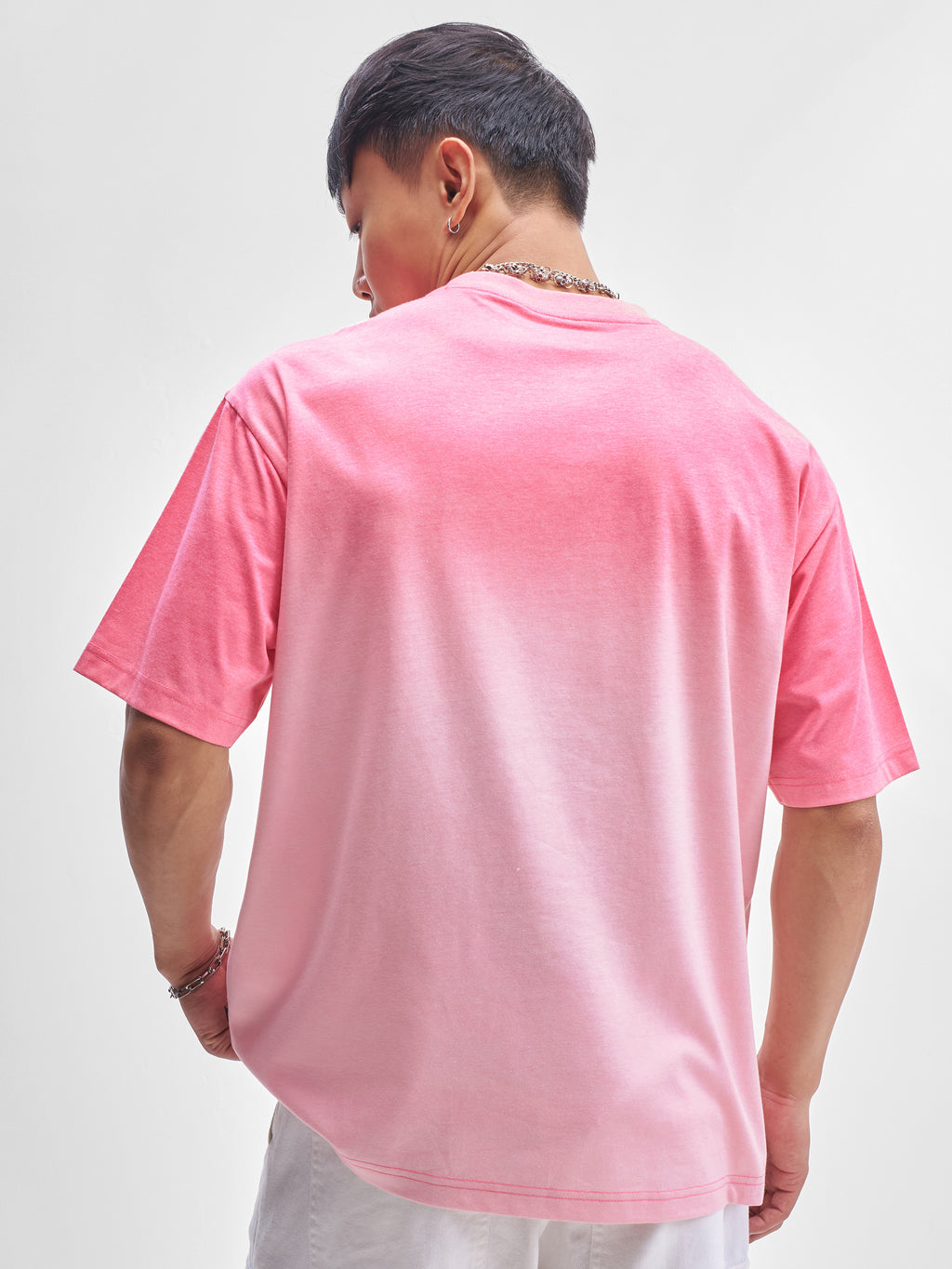 Highlander Men Pink Printed Round Neck T-Shirt - Pink - Image 3