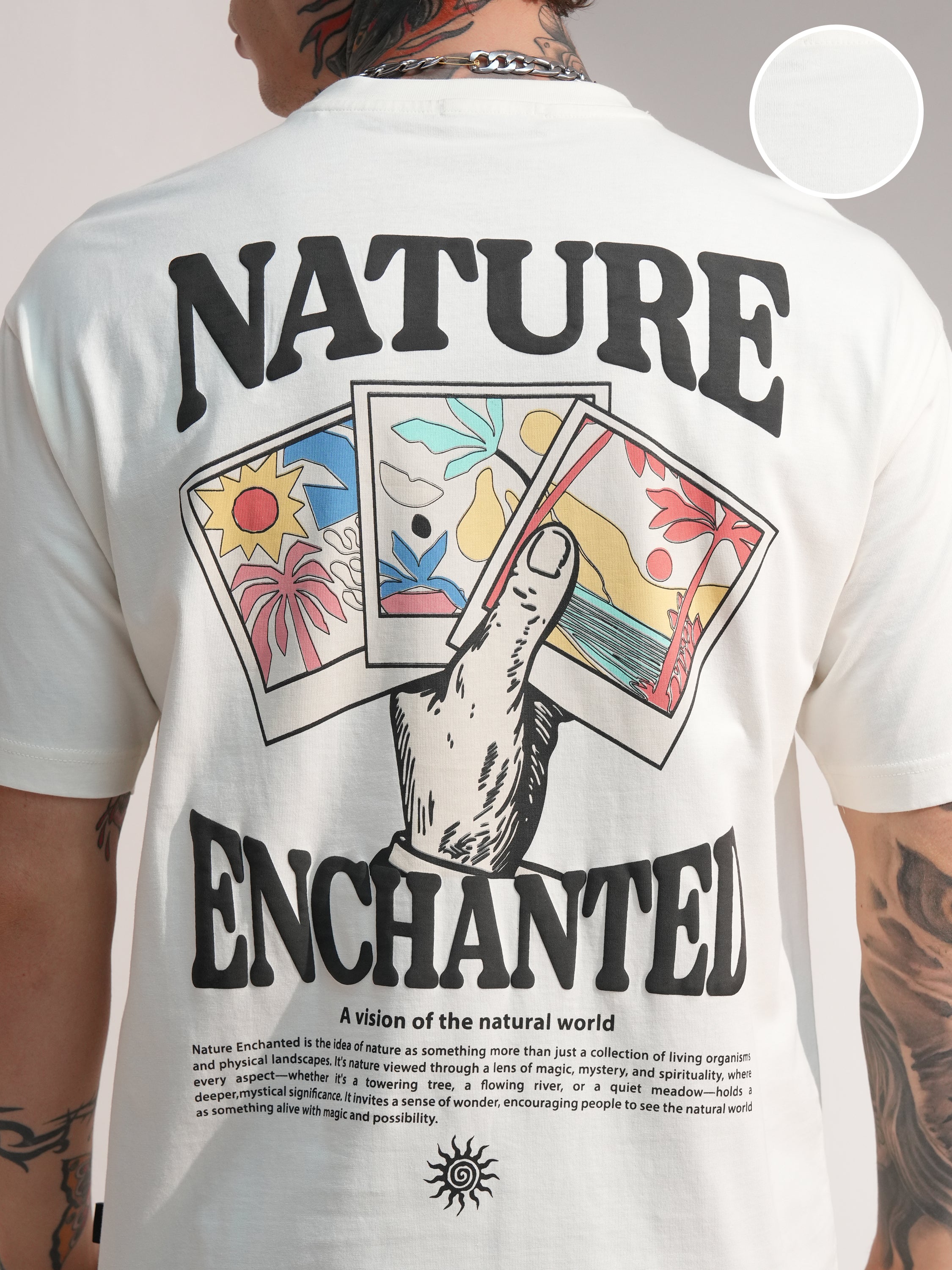 Highlander Men Off White Printed Round Neck T-Shirt - Off White - Image 5