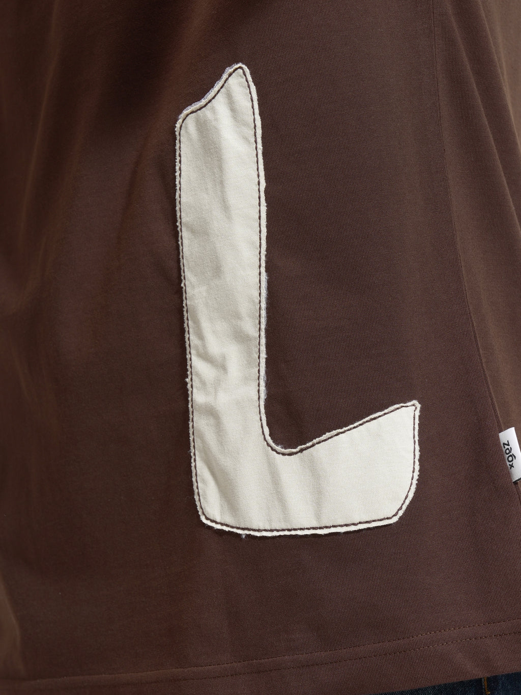 Highlander Men Brown Printed Round Neck Oversized Fit T-Shirt - Brown - Image 7