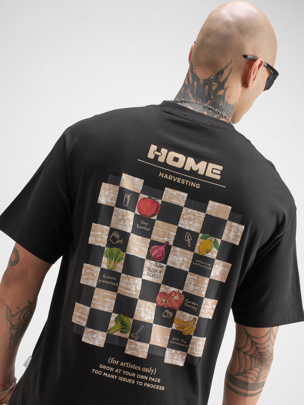 Highlander Men Black Printed Round Neck T-Shirt - Black - Image 1