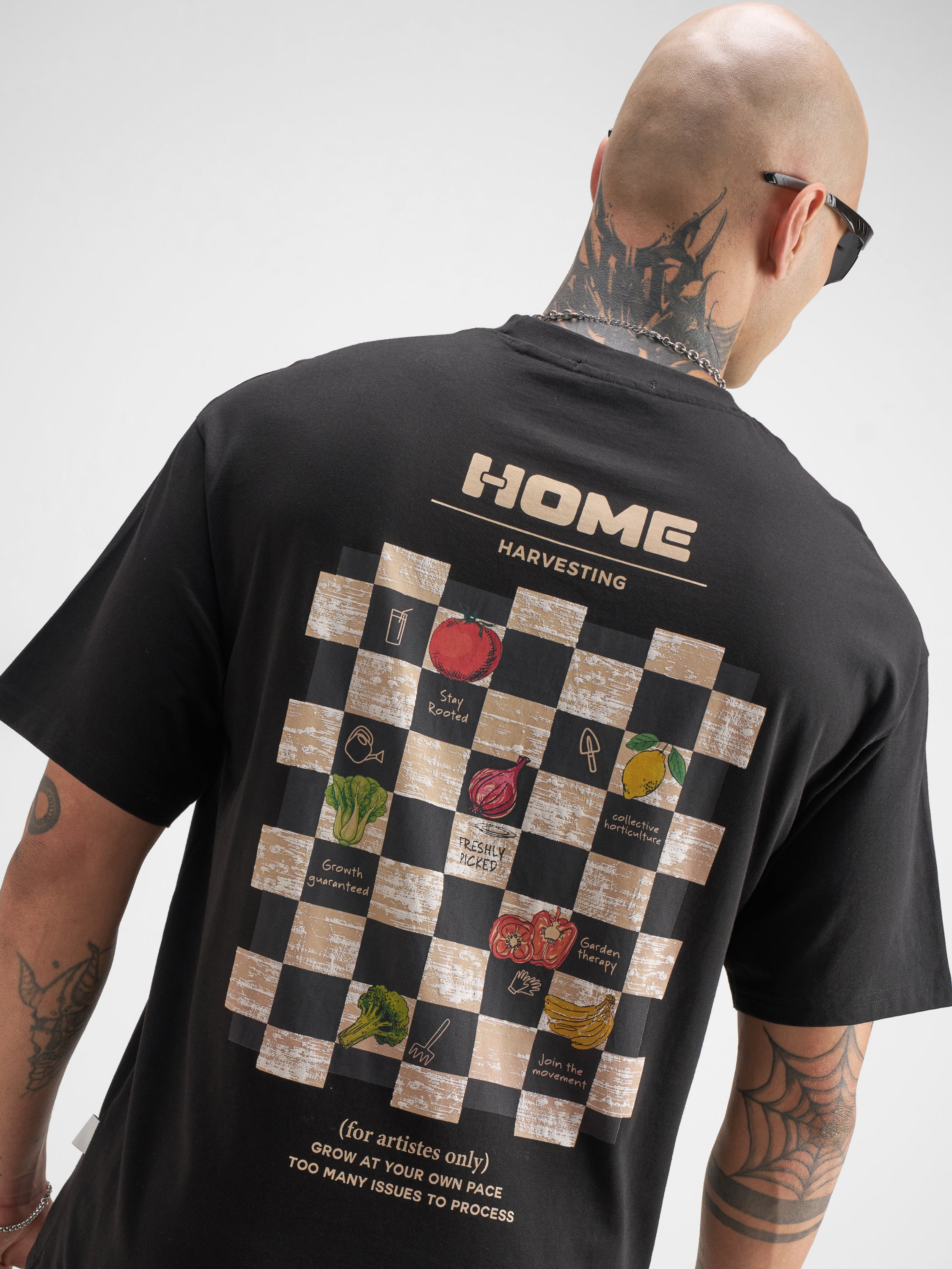 Highlander Men Black Printed Round Neck T-Shirt - Black - Image 1