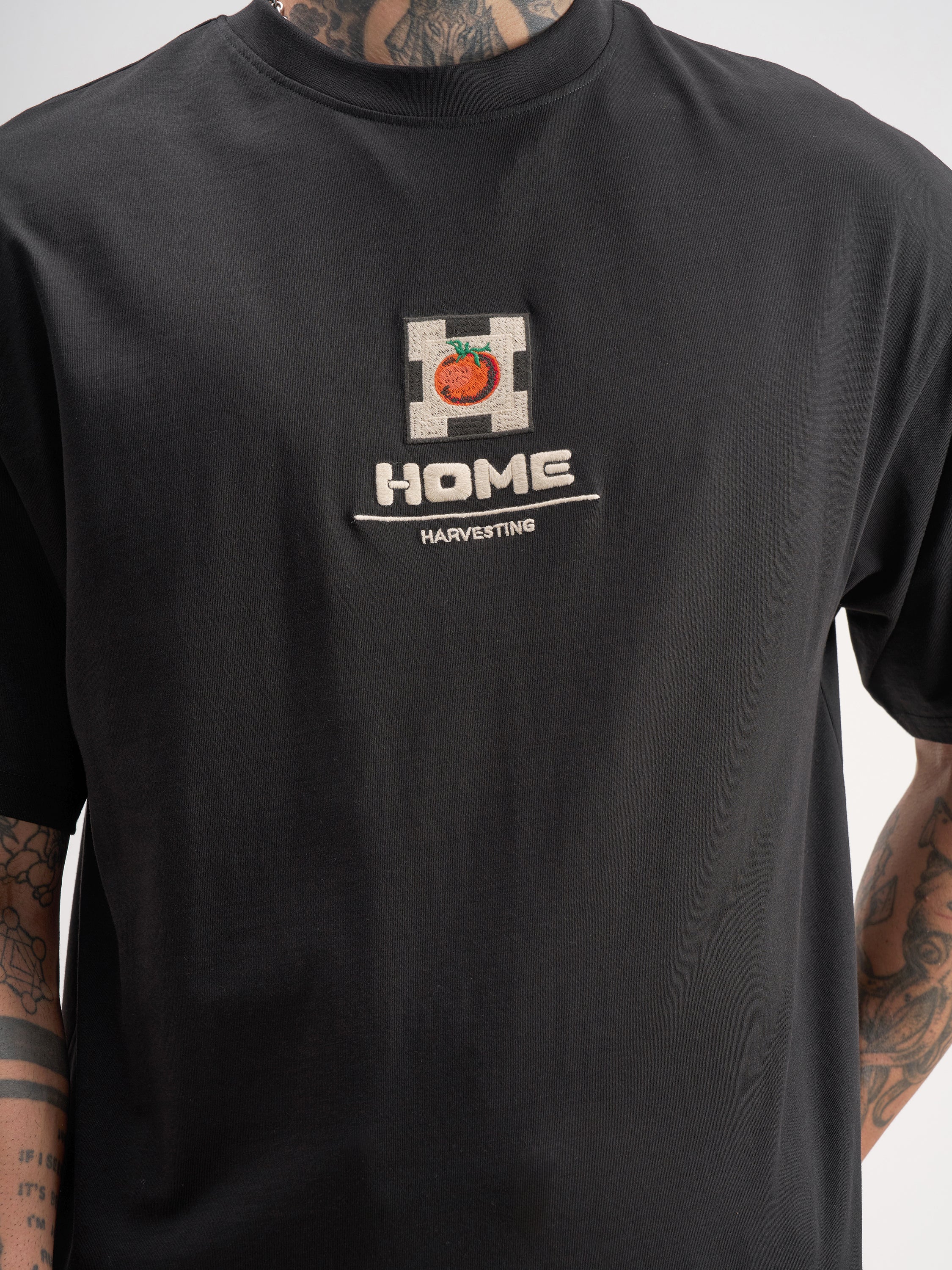 Highlander Men Black Printed Round Neck T-Shirt - Black - Image 7