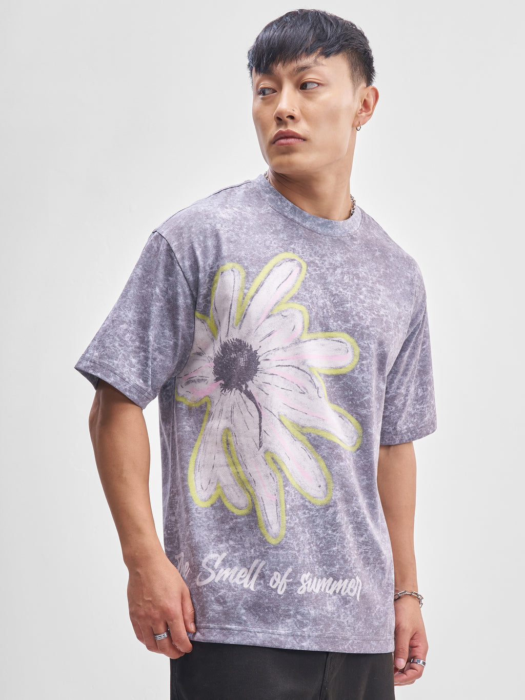 Highlander Men Purple Printed Round Neck T-Shirt - Purple - Image 6