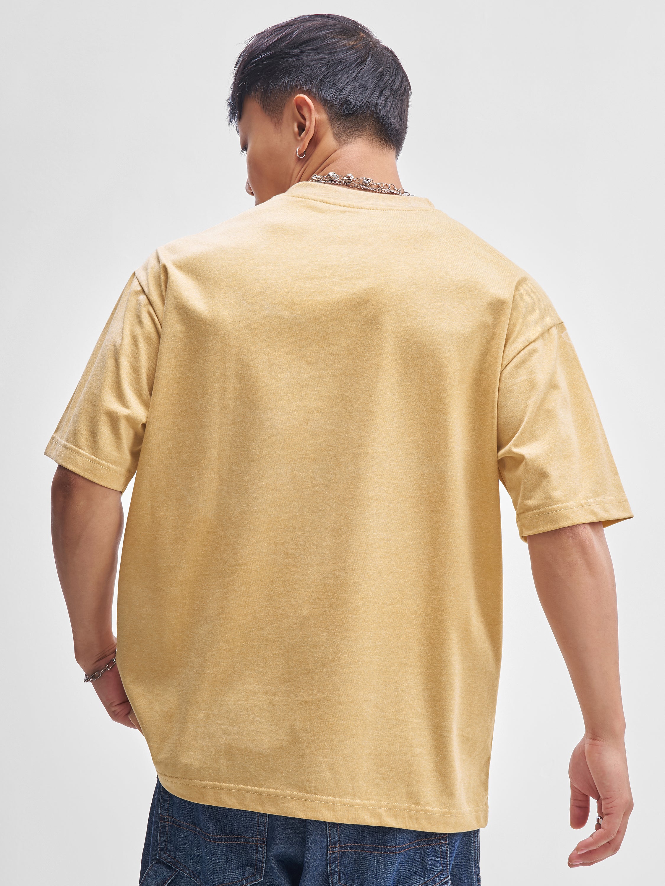 Highlander Men Rust Printed Round Neck T-Shirt - Rust - Image 3