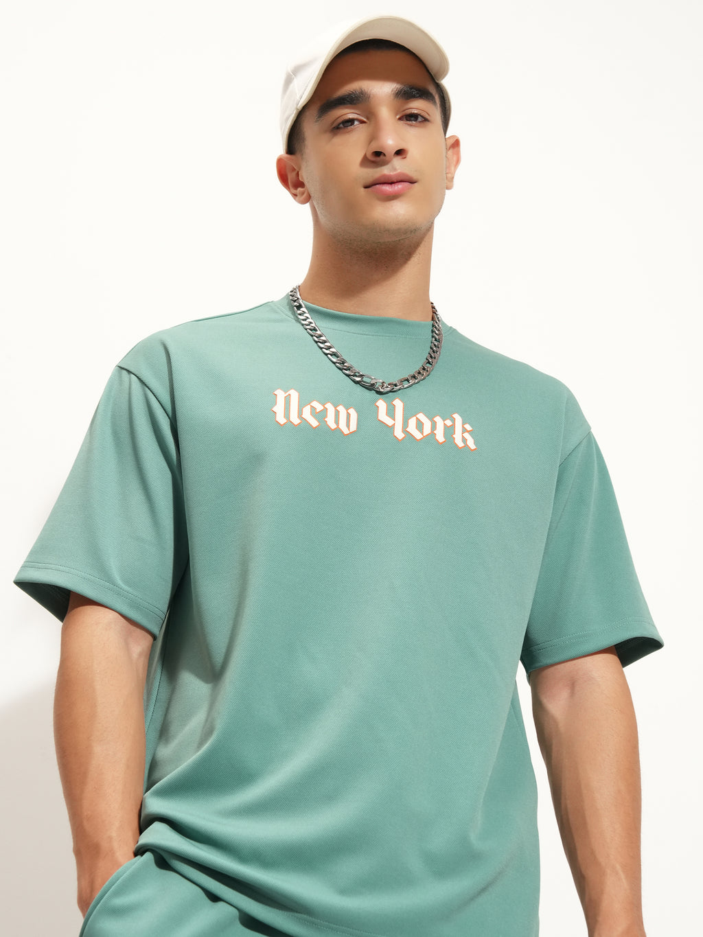Highlander Men Green Printed Round Neck T-Shirt - Green - Image 1