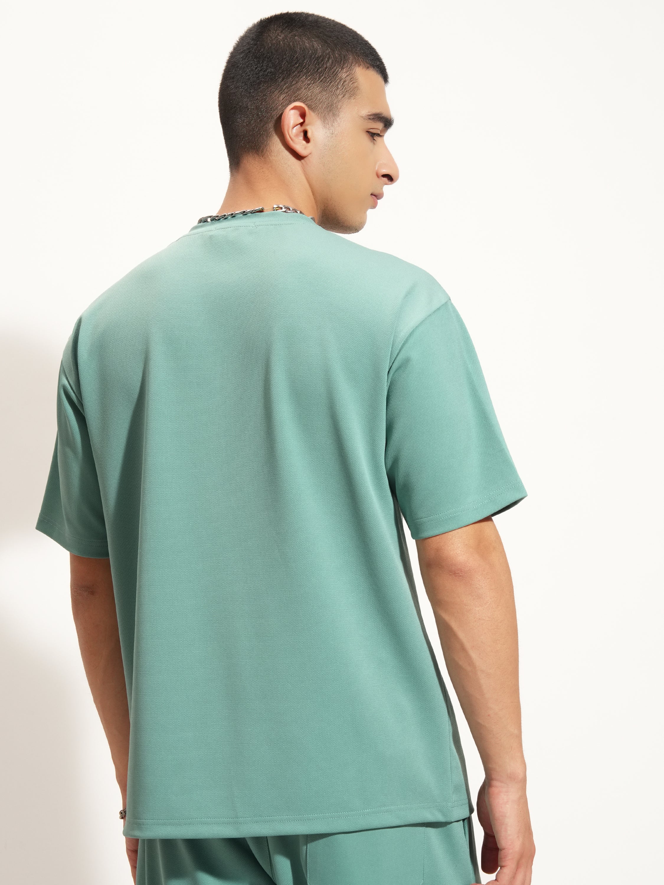 Highlander Men Green Printed Round Neck T-Shirt - Green - Image 3