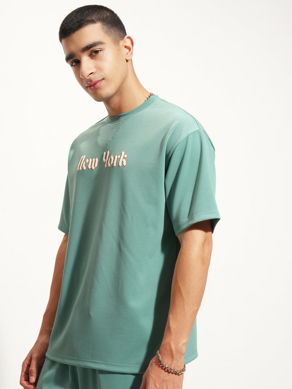 Highlander Men Green Printed Round Neck T-Shirt - Green - Image 4