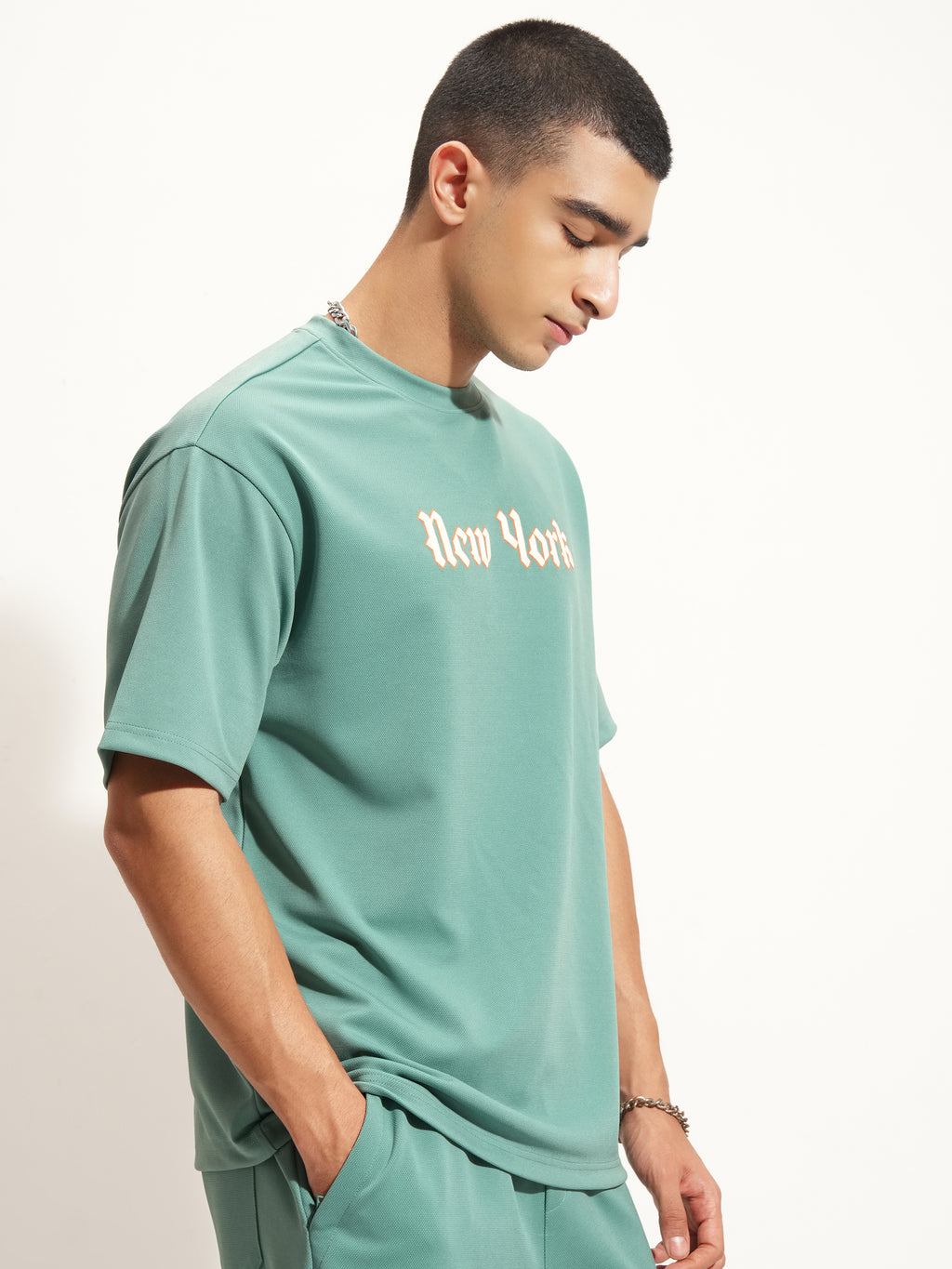 Highlander Men Green Printed Round Neck T-Shirt - Green - Image 6