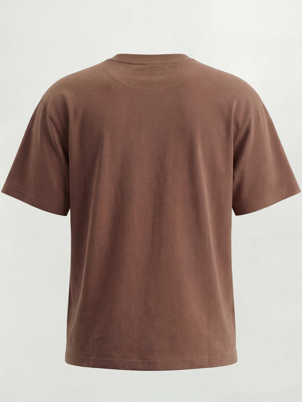 Highlander Men Brown Applique Round Neck T-Shirt - Brown - Image 2