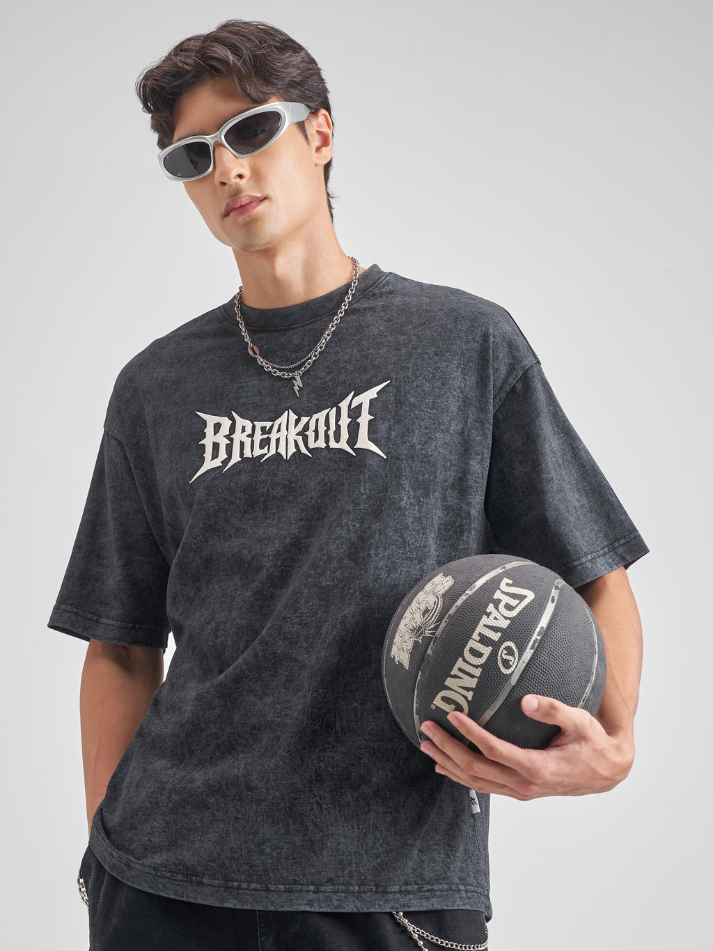 Highlander Men Black Printed Round Neck T-Shirt - Black - Image 3